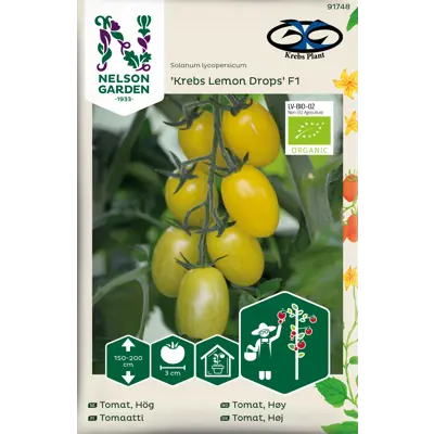 Frø cherrytomat Krebs Lemon Drops