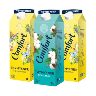 Tøymykner kit 2 Sommerfrisk og 1 Ren Bomull