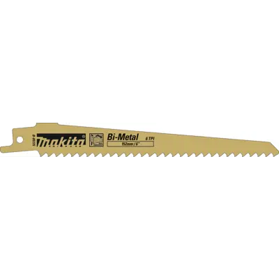 Bajonettsagblad tre og metall 152 mm 5 stk