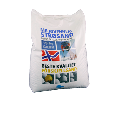 Skjellsand grov 15 kg