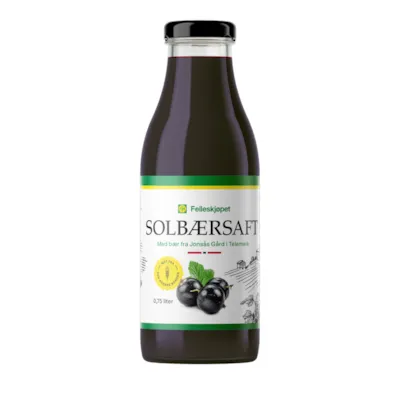 Solbærsaft 0,75 L