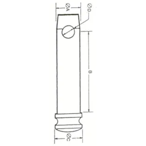Bolt toppstag kat 2 25/142 mm