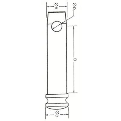 Bolt toppstag kat 2 25/142 mm