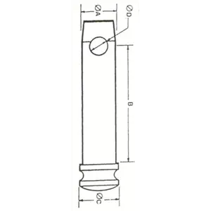 Bolt toppstag kat 2 25/142 mm
