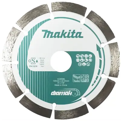 Diamantskive 125 mm betong og mur