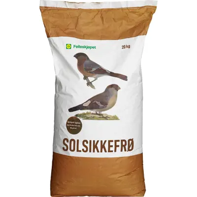 Solsikkefrø stripet 20 kg