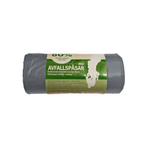 Avfallsposer mørkgrå 30 L