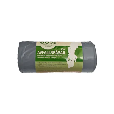 Avfallsposer mørkgrå 30 L