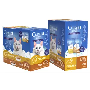 Våtfor biff og kylling 12 x 85 g