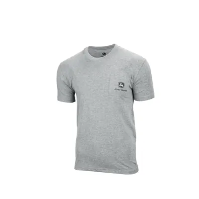 T-skjorte med brystlomme grå