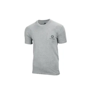 T-skjorte med brystlomme grå