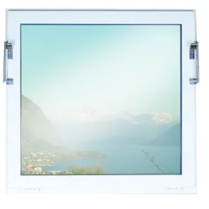 Ventilasjonsvindu PVC 112x75 cm
