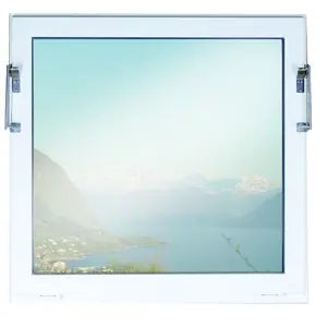 Ventilasjonsvindu PVC 112x75 cm