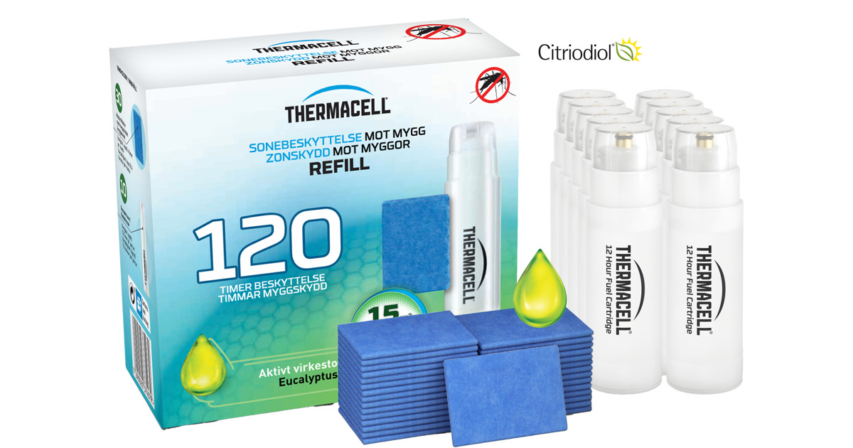 Mygg Refill Mot Mygg Citriodiol 120 t | ThermaCell | Felleskjøpet