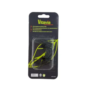 Glassklips til drivhus svart