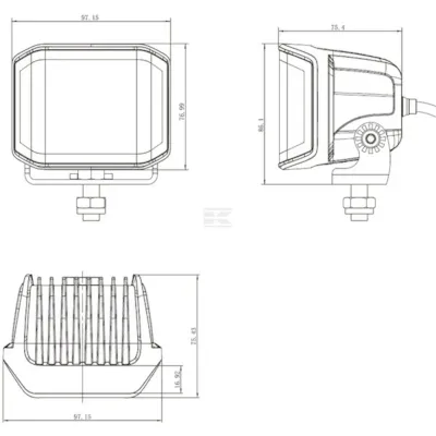 Arbeidslys LED 70 W 5060 lumen, bilde 5