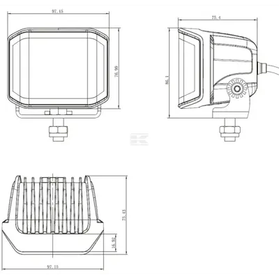 Arbeidslys LED 70 W 5060 lumen, bilde 5