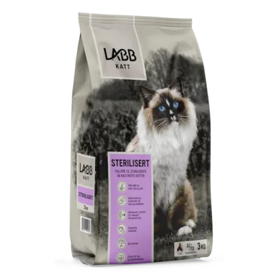 Kattemat Sterilisert 3 kg
