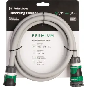 Tilkoblingsslange 1/2" 1,5 m