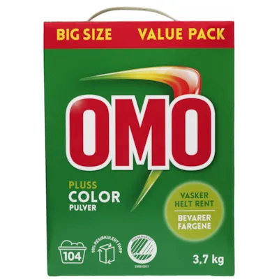 Vaskepulver Omo Pluss Color 3,7 kg