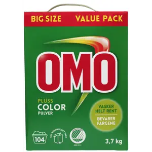 Vaskepulver Omo Pluss Color 3,7 kg
