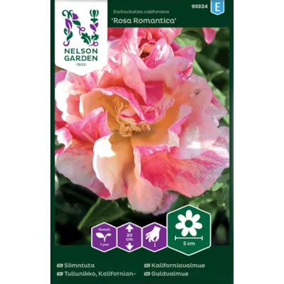 Frø kaliforniavalmue Rosa Romantica, bilde 2