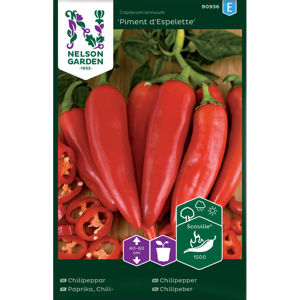 Frø chilipepper Piment D'Espelette