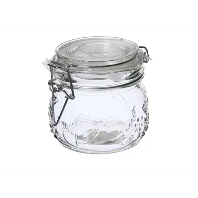 Syltetøyglass med vippelokk 0,5 L