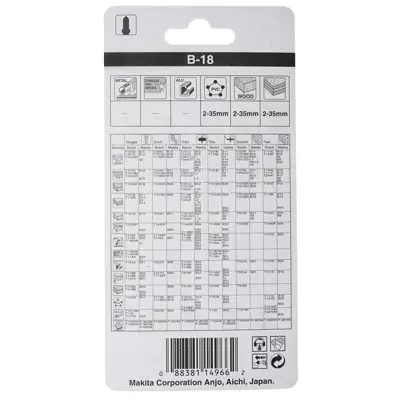 Stikksagblad B18 tre og plast 5 stk, bilde 3