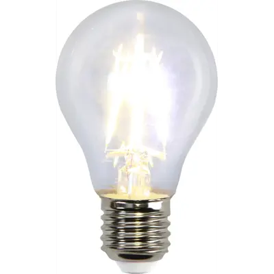 Lyspære LED A60 E27 klar 4W