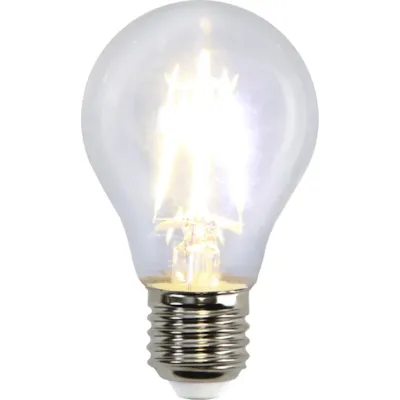 Lyspære LED A60 E27 klar 4W