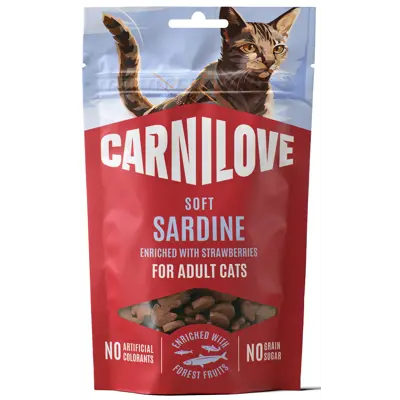 Kattesnacks myke sardinbiter 50 g