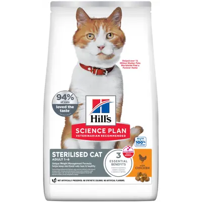 Kattemat Adult Sterilised Kylling 3 kg