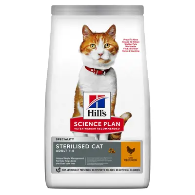 Kattemat Sterilised Adult Kylling 10 kg