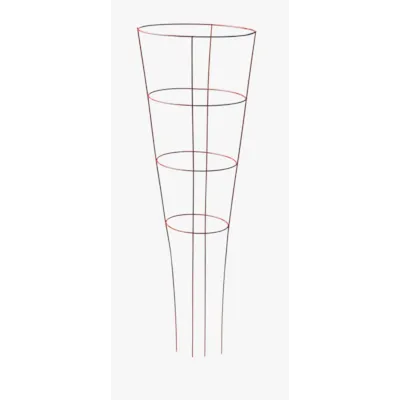 Espalier for tomatplanter rust H135 cm