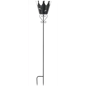 Krone på metallstang H100 cm