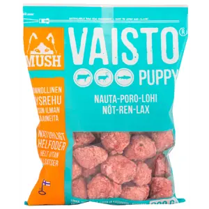 Hundefôr Vaisto Valp okse-rein-laks frosset800 g