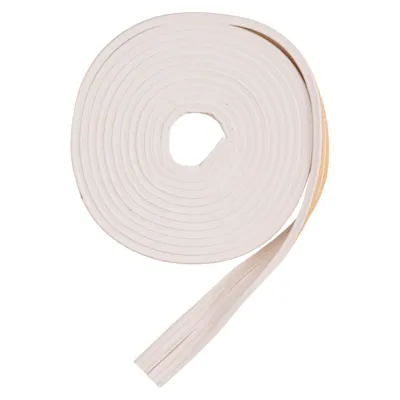 Tetningslist E 9x4 mm 6 m hvit