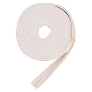 Tetningslist E 9x4 mm 6 m hvit