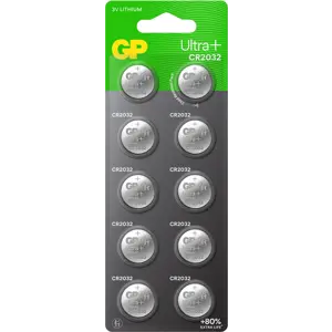 Ultra Plus Litium batteri CR2032 10-pack