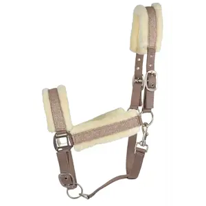 Grime med glitter beige