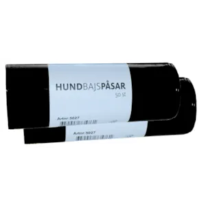 Hundeposer 2x50 stk svart