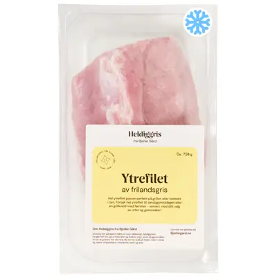 Fryst Ytrefilet av Frilandsgris ca 750 g