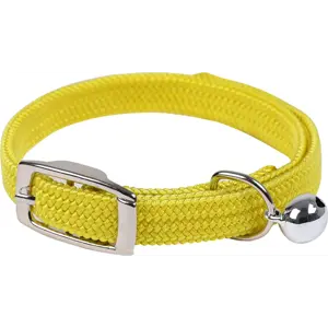 Kattehalsbånd elastisk gul