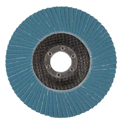 Lamellslipeskive metall 125 mm K120, bilde 2