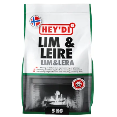 Mørtel Lim & Leire 5 kg