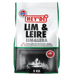 Mørtel Lim & Leire 5 kg