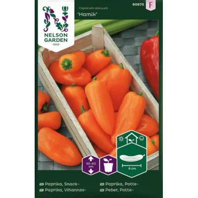 Frø pottepaprika Hamik