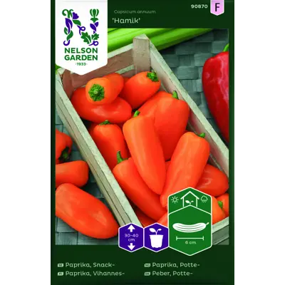 Frø pottepaprika Hamik