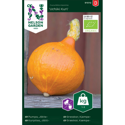 Frø kjempegresskar Uchiki Kuri